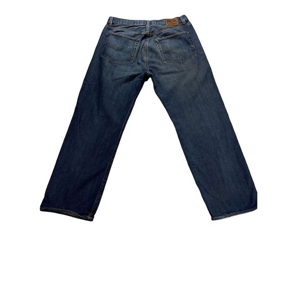 Polo Ralph Lauren Mens Jeans 34x29 relaxed fit straight Leg blue denim Baggy Y2K - Picture 12 of 16